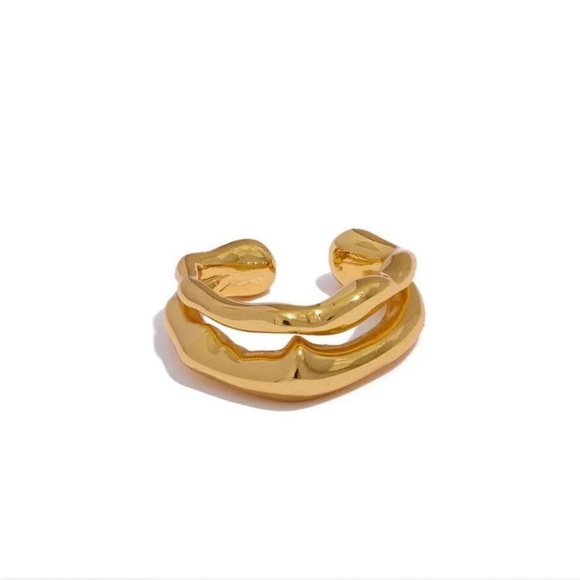 18k Gold Plated Ear Cuff - Picture 1 of 1